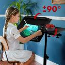 Maclean mobilais galda/laptop statīvs, melns, augstuma regulē&scaron;ana 59-89cm, max. 30kg, MC-121 B