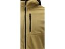 Flīsa jaka ar kapuci, SARNA, YT-79194, khaki, S, 5 kabatas, elpojošs materiāls