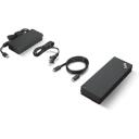 Lenovo Dokk 40B00135EU, 1xRJ-45, 2xDP, 1xUSB 3.0 Type-C, 1xHDMI, 100W, Thunderbolt 4