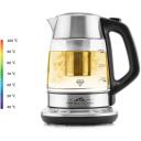 ETA | Kettle | Crystela Premium ETA915390000 | Electric | 2200 W | 1.5 L | Glass | 360&deg; rotational base | Stainless steel/Glass