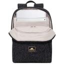 Rivacase Seljakott 7923BLACK, 13.3", 630g, veekindel, ergonoomiline, kompaktne, k&uuml;lgtaskud