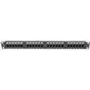 Lanberg &Uuml;henduspaneel 24 porti 1U 19" CAT.5E UTP PPU5-1024-B, 24 RJ-45, 1U, UTP, must