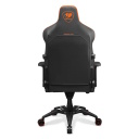 Gaming chair with ergonomic design adjustable armrests and high backrest CGR-Armor EVO Black-Orange COUGAR