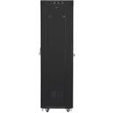 Lanberg Rack kapp 19" vabalt seisv 42U/600x600, FF01-6642-23BL, must, 251&deg; esiseina avamine, k&otilde;rgus 212.7cm