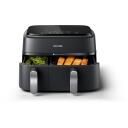Philips Dual Basket Airfryer | NA351/00 3000 Series | Power 2750 W | Capacity 9 L | Rapid Air technology | Black