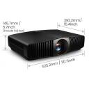 Benq W5800 projektors, 3840 x 2160, 2600 ANSI lūmenus, 16:9, 3D, DLP, 380W, 1.6x tālummaiņa, HDMI