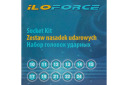 Triecienmuciņu komplekts, ILOforce, IF-4117-5MPB, 1/2''DR, CrMo tērauds, 6-grānu, 11 gab., futrālis