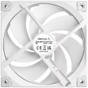 Deepcool jahutusventilaator FD12 WH V2 R-FD12V2-WHNPN1-G, 4-pin PWM, valge, h&uuml;drolaager