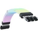 Gamemax Toite pikenduskaabel VGA 3x8PIN-B, 30 cm, 3x8 pin pistik, RGB LED valgustus