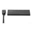 Digitus HDMI jagaja DS-45323, 4K/60Hz, 18 Gbps, 4 v&auml;ljundit, Micro USB toide, ESD kaitse