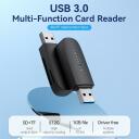 Vention m&auml;lukaardi lugeja CLGB0, USB 3.2 Gen 1, 5000 Mbit/s, 2 m&auml;lukaardi pesa, must