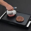 Jata Hamburgeru prese HPRE2544, 0.375kg, nerūsējo&scaron;ais tērauds / silikons, ergonomisks dizains, viegli tīrāms