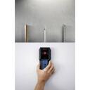Bosch detektor GMS 100-23, 0601081800, kuni 100mm, metall, elav juhe, puit, helitoon, visuaalne indikaator, patareid