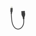 Sbox USB kabelis USB F-MICRO M, 0,1m, microUSB M, USB A F, 480 Mbit/s, pīts kabelis: Nē, krāsa: melna