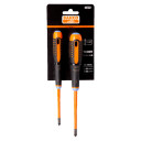 Elektriku kruvikeerajate komplekt ERGO&trade; Combi slim 2 tk - PZ1/SL5; PZ2/SL6 &ndash; 1000 V VDE, BE-9890SL BAHCO