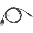 Lanberg USB kaabel 2.0, CA-USBO-10CC-0010-BK, 1m, 480Mb/s, USB A isane, USB C isane, must
