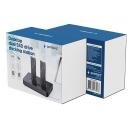 Gembird dokstacija DD2-U3M2, 2x SSD, 2x USB 3.2 Gen 2 Type-C, 20 Gbit/s, melna