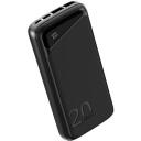 Navitel Power Bank PWR20 MX Black, 20000mAh, 3.7V, 74Wh, 2 USB-A porti, kahepoolsed USB-C port