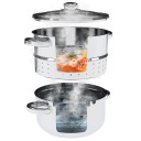 5 L Stainless steel steam juicer with setam cooker BROWIN 800505