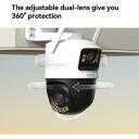 Imou Cruiser Dual 2C 4G IP p&ouml;&ouml;rdkaamera videovalveks 6MP 3+3MP dual lens IR 30m AI IPC-S7XCP-6M1TED valge