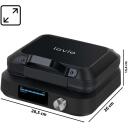 Lovio Vafeļu panna LVWF002BK, 1500W, 2 vafeles, 6 pakāpju regulē&scaron;ana, skaņas paziņojumi, neslīdo&scaron;as kājiņas