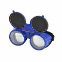 Metāla uzacu metināšanas brilles ar pacelamu polikarbonāta lēcu, 50 mm, 5 DIN, AW50300, IREWO