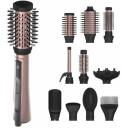 Cecotec Matu fēns CeramicCare 10in1 AirBrush A01_EU01_116277, 1200 W, 3 siltuma līmeņi, jonu kondicionē&scaron;ana, melna/rozā