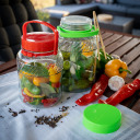 3 L klaaspurk plastkaanega BROWIN 600130, 15.5x15.5x24.0 cm, 3 L