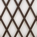 TREPLAS Декоративная раздвижная пластиковая решетка, коричневая 1,00 x 2 м 1A120292