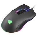 Fury Vadu spēļu pele NFU-1699, 500-6400 DPI, 7 pogas, 160 m, USB, simetrisks dizains, RGB apgaismojums