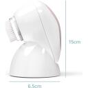 Homedics N&auml;o puhastushari FAC-600-EU, 65mm, 150mm, pulsatsioon, juhtmevaba, koorimine, IPX7, 3 intensiivsustaset, 3 otsikut