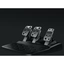 Logitech Rool + pedaalid 941-000112, 1.8 m USB kaabel, must, alumiinium, nahk, roostevaba teras, 900&deg; p&ouml;&ouml;ramine