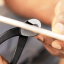 Flīžu niblu pincete, KNIPEX, 91 00 200, melna, 200 x 34 x 9 mm