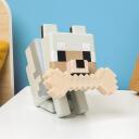 Paladone Minecraft Wolf GloBuddies valgus PP14761MCF, 14,3cm, mitmev&auml;rviline, LED, dimmerdatav, vabalt seisev