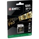 Emtec M&auml;lukaart ECMSD128GXC10SP, 128GB, 100MB/s, UHS-I, V30