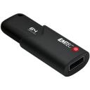 Emtec USB zibatmiņa B120 ECMMD64GB123, 64GB, USB 3.2 Gen1, 100Mbps, 20Mbps, melna, plastmasa, &scaron;ifrē&scaron;ana
