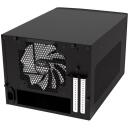 Fractal Design Korpuss NODE 304 FD-CA-NODE-304-BL, 2xUSB 3.0, 1x3.5mm audio ieeja, 1x3.5mm audio izeja, LED indikators