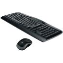 Logitech Juhtmevaba klaviatuuri ja hiire komplekt 920-003989, 10m, 1000dpi, 11 multimeedia nuppu, 4 programmeeritavat F-nuppu