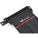 Thermaltake Pagarinājums AC-060-CO1OTN-C2, 0.2m, PCI-E X16 Male, PCI-E X16 Female, melna, 90 grādu adapteris