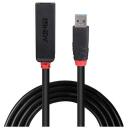 Lindy 43401 USB prailginimo kabelis 5m, 5Gbps, USB A vyras / USB C moteris, maitinimo adapterio kabelis įtrauktas
