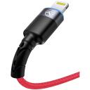 Tellur datu kabelis USB uz Lightning TLL155354, 1.2m, 5V/3A, 480Mbps, LED gaisma, izturīgs neilona apvalks