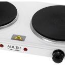 Adler Elektriline pliit AD 6520, 2500W, 2 keedutsooni, 185mm ja 155mm, 5 temperatuuri seadistust, teras