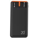 Tracer EnerGen 20000 mAh TRABAT47516, 20000 mAh, 2xUSB-A, 1xUSB-C, 5V/2,4A, PD 20 W, QC 3,0 22,5 W