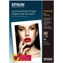Epson Archival Matte Paper C13S041342, A4, 50 lehte, 189 g/m&sup2;, matt, &uuml;hilduv Epson printeritega