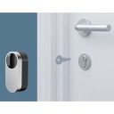 Ezviz DL01S CS-DL01S/DL01CP/A3 3in1 Komplekt Nutikas Lukk Siseruumide ja Välistingimuste Ustele Uksekella ja Lüüsi Tugevusega Hõbedane