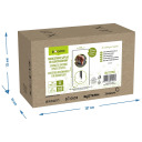 Agrotekstila stiprinājumi, tērauda, U-veida - 100 gab. BIOOGROD 722902, 7.7x0.3x15.1 cm