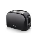 Tristar Toaster BR-1025, 2, plastmass, must, 800 W, 0.7 m, 6 pruunimisastet, automaatne v&auml;ljal&uuml;litus, t&uuml;histamisnupp