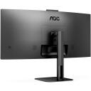 AOC LED monitorius CU34V5CW/BK, 3440 x 1440, 100 Hz, 4 ms, HDMI prievadai 1, USB-C 65W, USB centras, web kamera, VESA 100 x 100