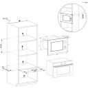 Candy Mikrobangų krosnelė CA38FL7N20WXB, 750 W, 20 L, Grilis, Juoda