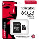 Kingston m&auml;lukaart SDCIT2/64GB, 64 GB, A1, V30, UHS-I, Class 10, microSDXC, SD adapter